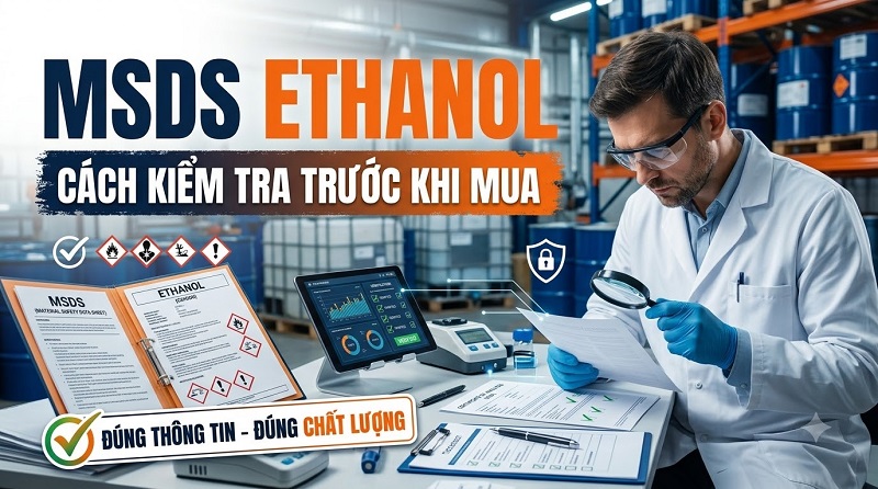 MSDS Ethanol Là Gì? Nội Dung, Vai Trò Và Cách Kiểm Tra Phiếu An Toàn Hóa Chất